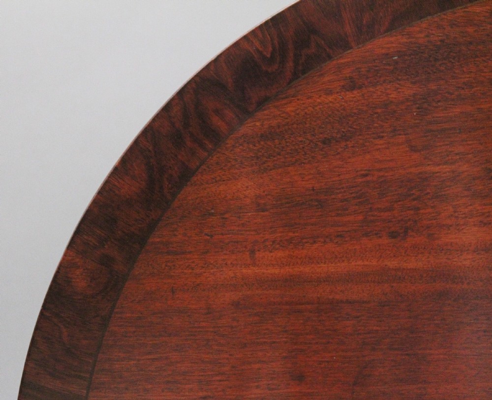 Early 20th Century mahogany three pedestal dining table View VIII