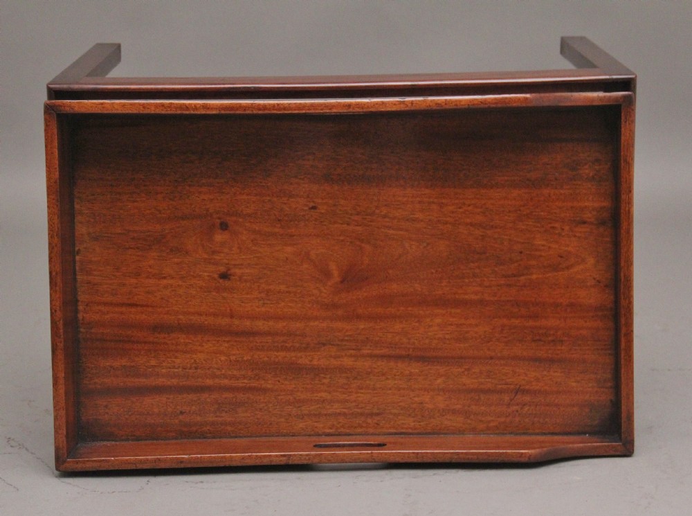 19th Century mahogany butlers tray on later stand View VI