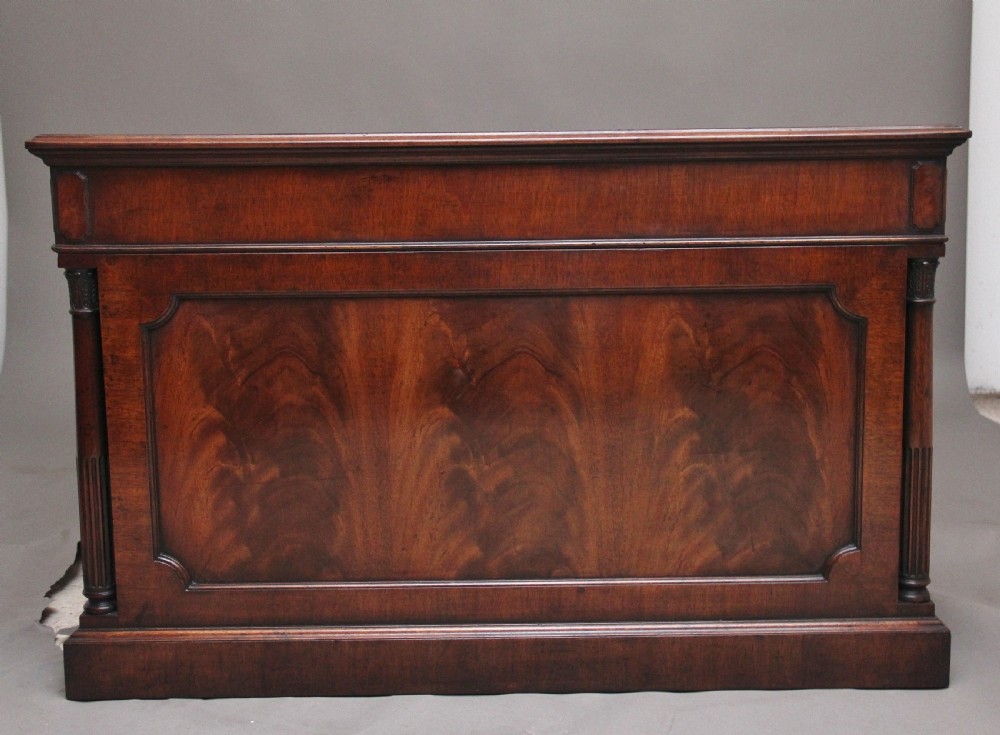 A large and impressive early 20th Century mahogany desk View VI
