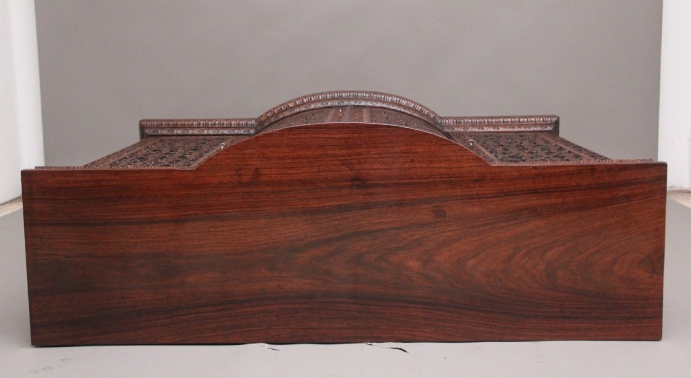 Mid 19th Century highly carved Anglo-Indian cabinet View XV