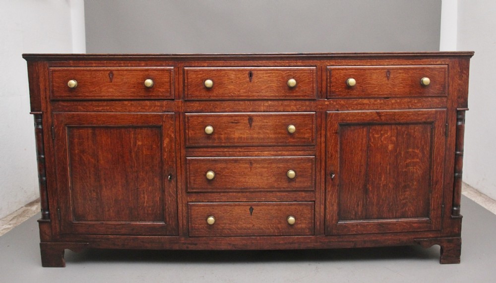 Early 19th Century oak dresser base