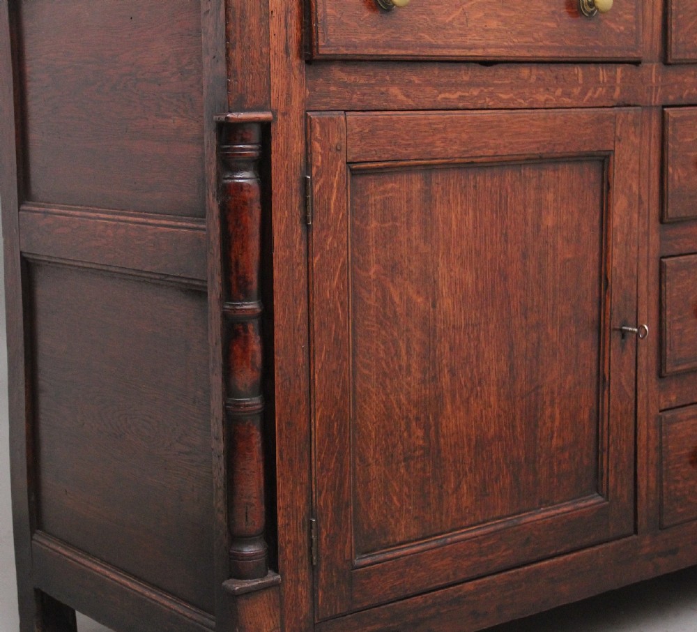 Early 19th Century oak dresser base View X