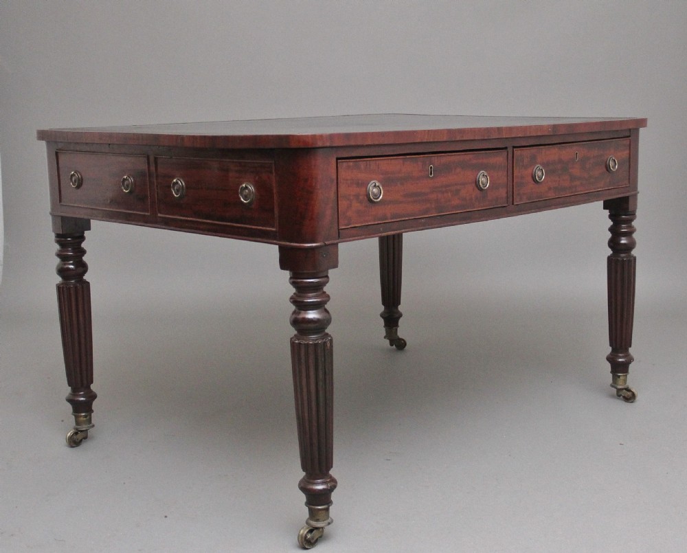 19th Century mahogany partners writing table