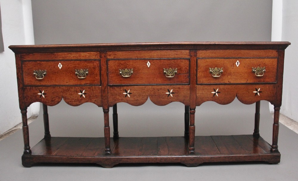 18th Century oak dresser base