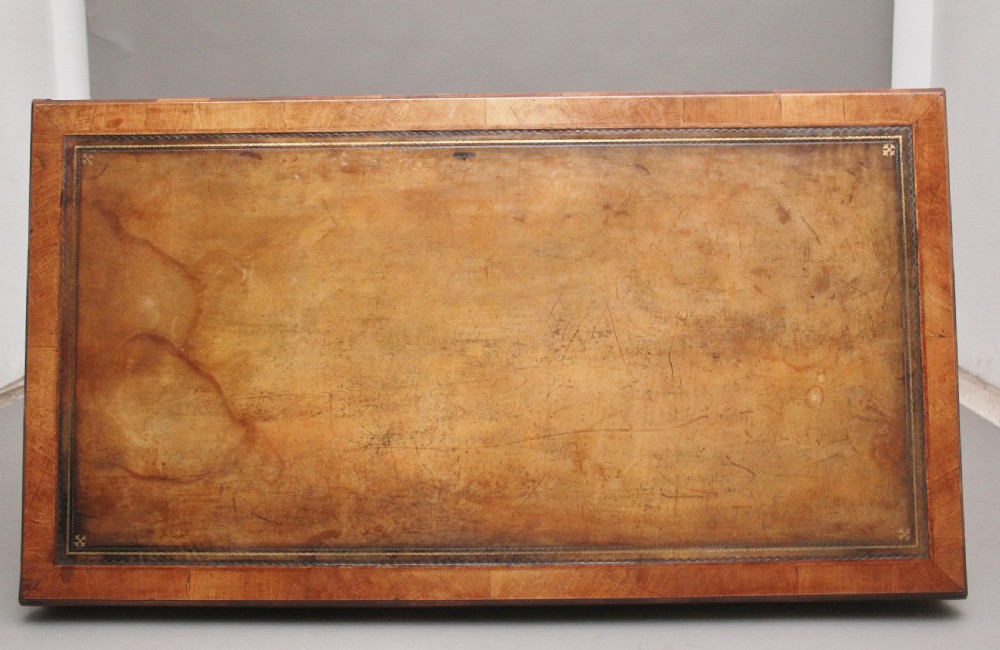 Early 20th Century walnut partners desk View IV