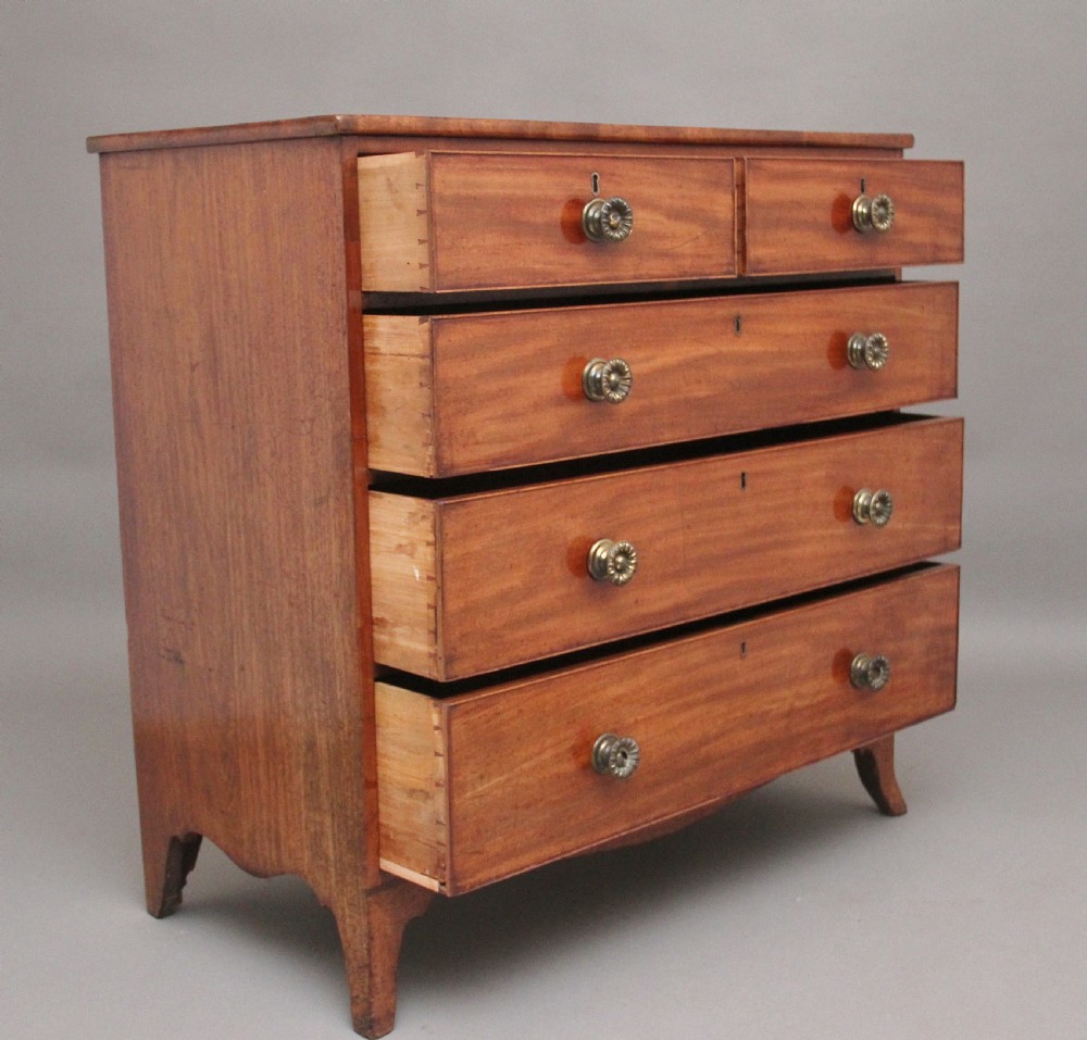 Early 19th Century mahogany chest of drawers View VI
