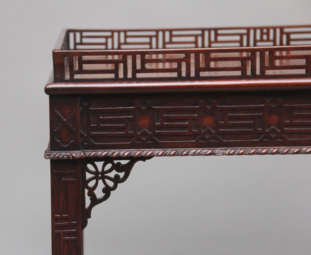 19th Century mahogany silver table  View IV