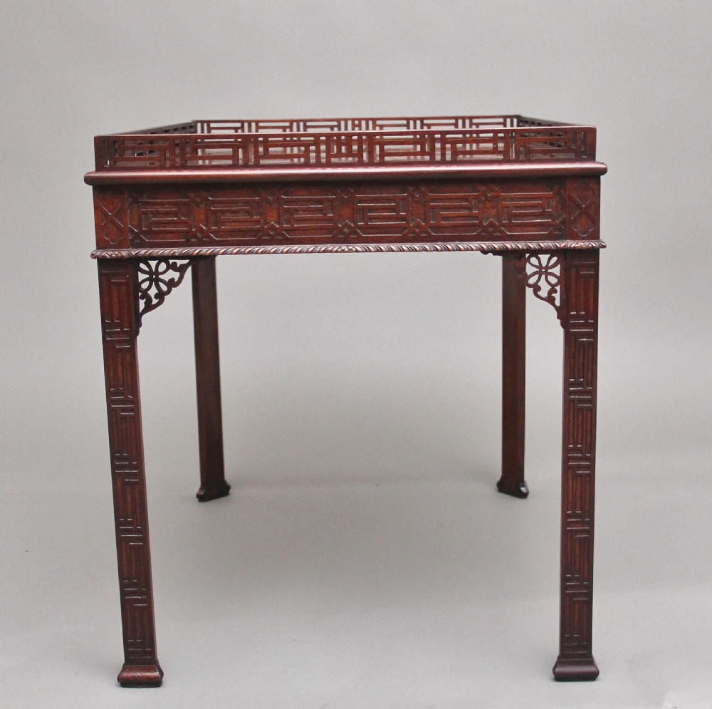 19th Century mahogany silver table  View VII