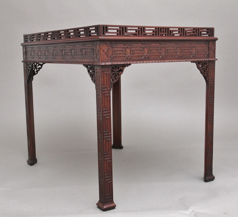 19th Century mahogany silver table  View VIII