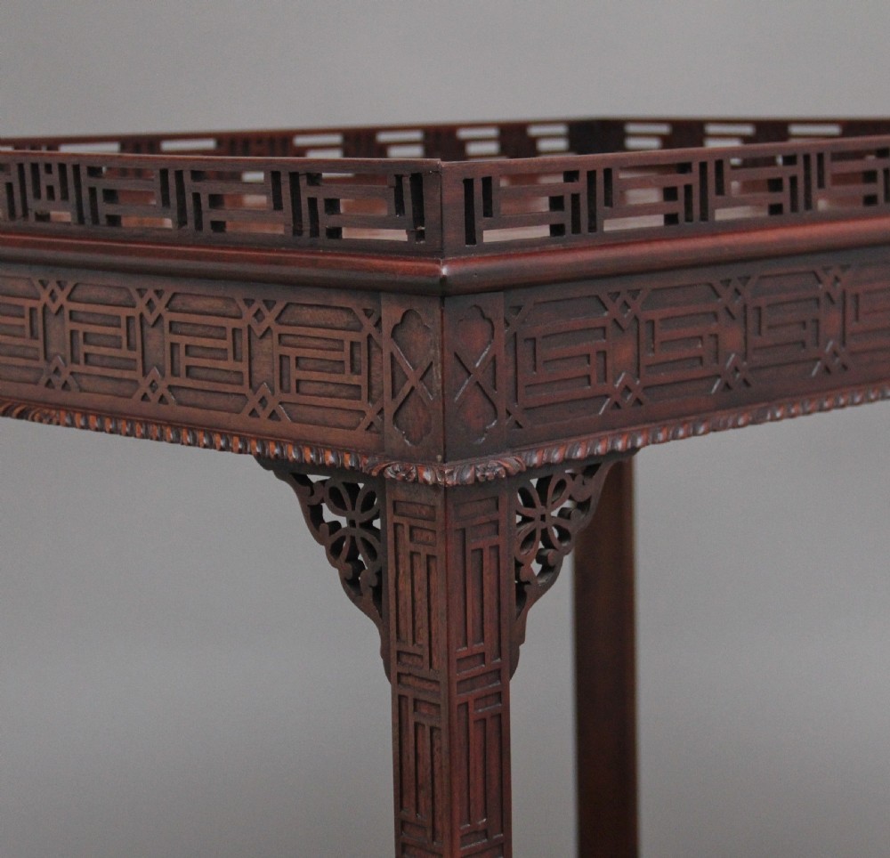 19th Century mahogany silver table  View X