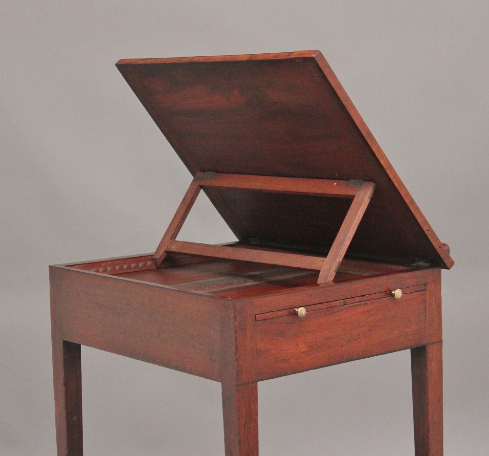 Early 19th Century mahogany reading table View V