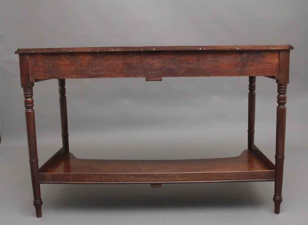 Early 19th Century Regency mahogany serving table View IX