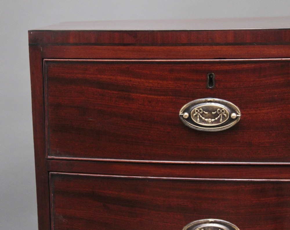 Early 19th Century mahogany bowfront chest  View VI