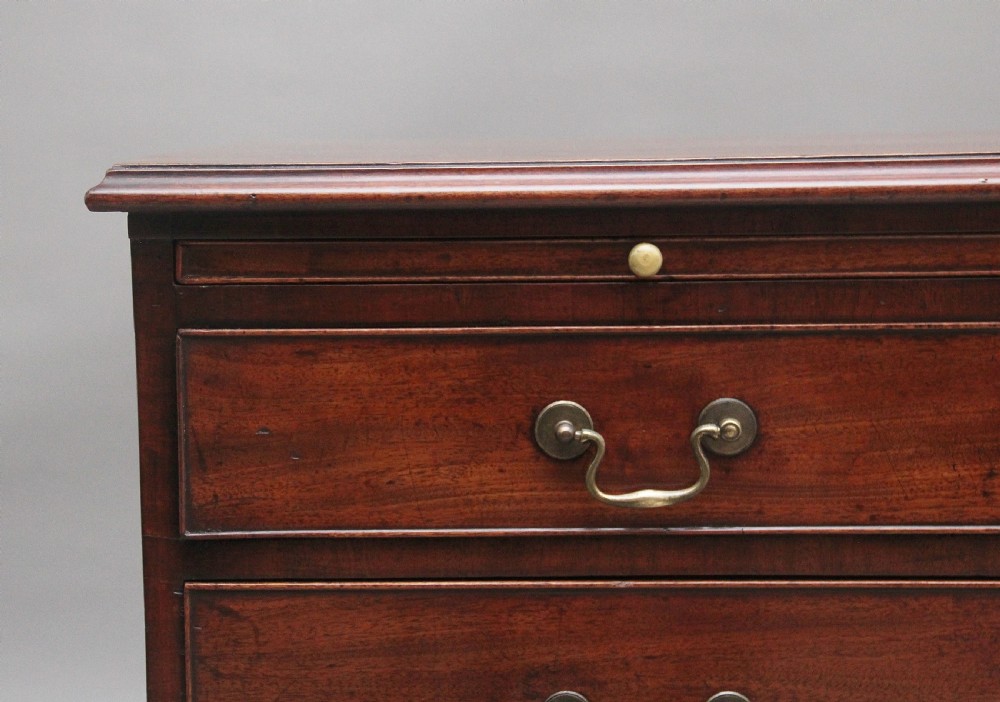18th Century Georgian mahogany chest of drawers View II