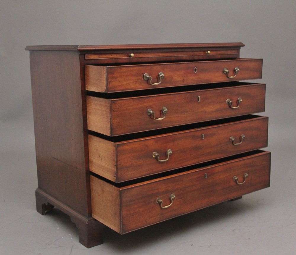 18th Century Georgian mahogany chest of drawers View V