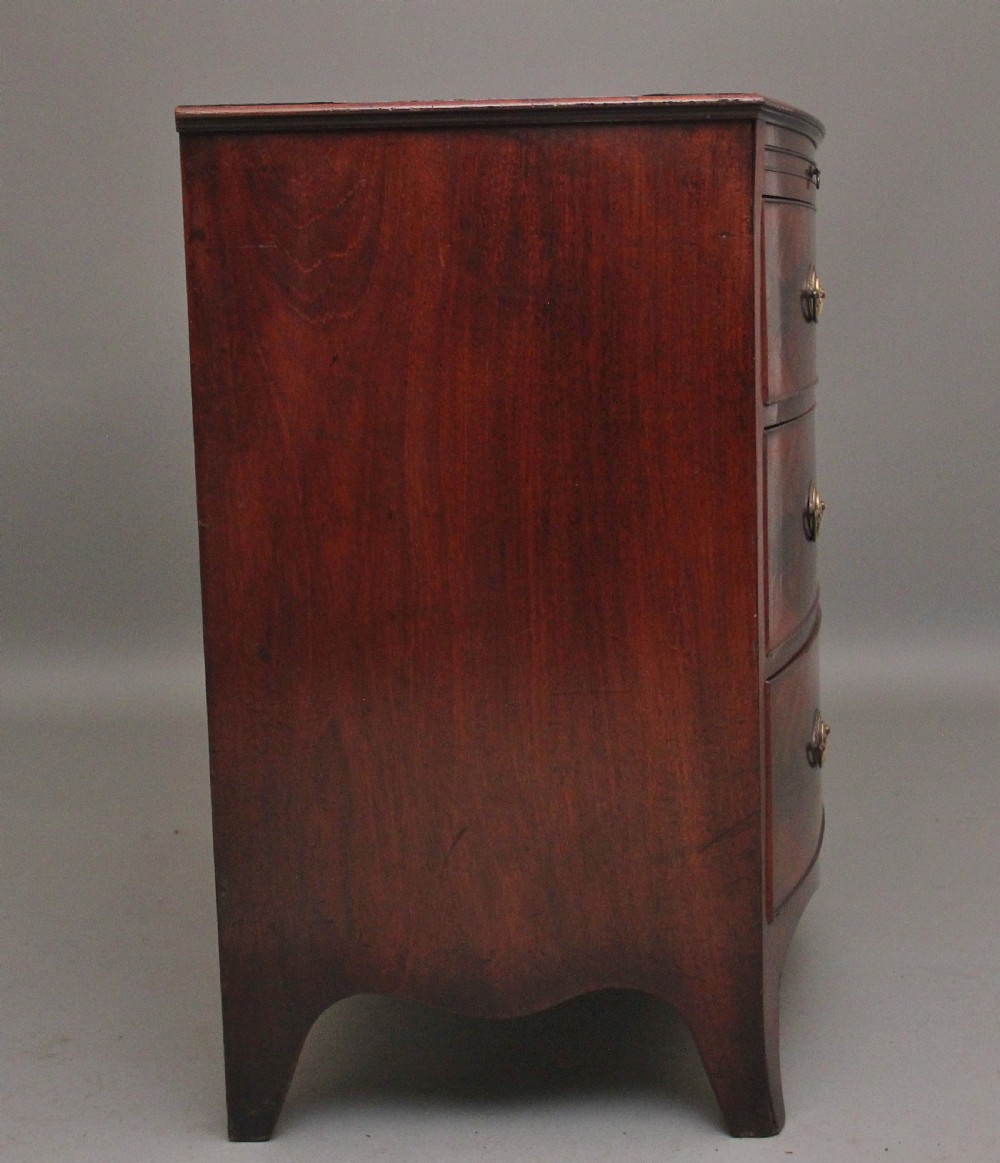 18th Century mahogany bowfront chest of drawers View VII
