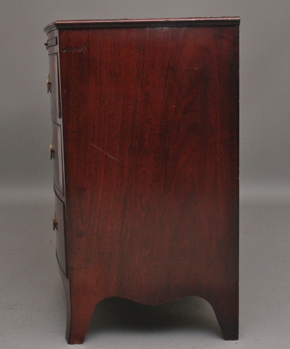 18th Century mahogany bowfront chest of drawers View IX