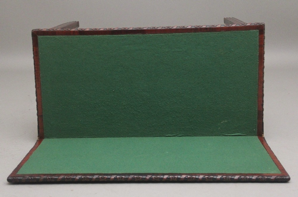 18th Century mahogany card table View X