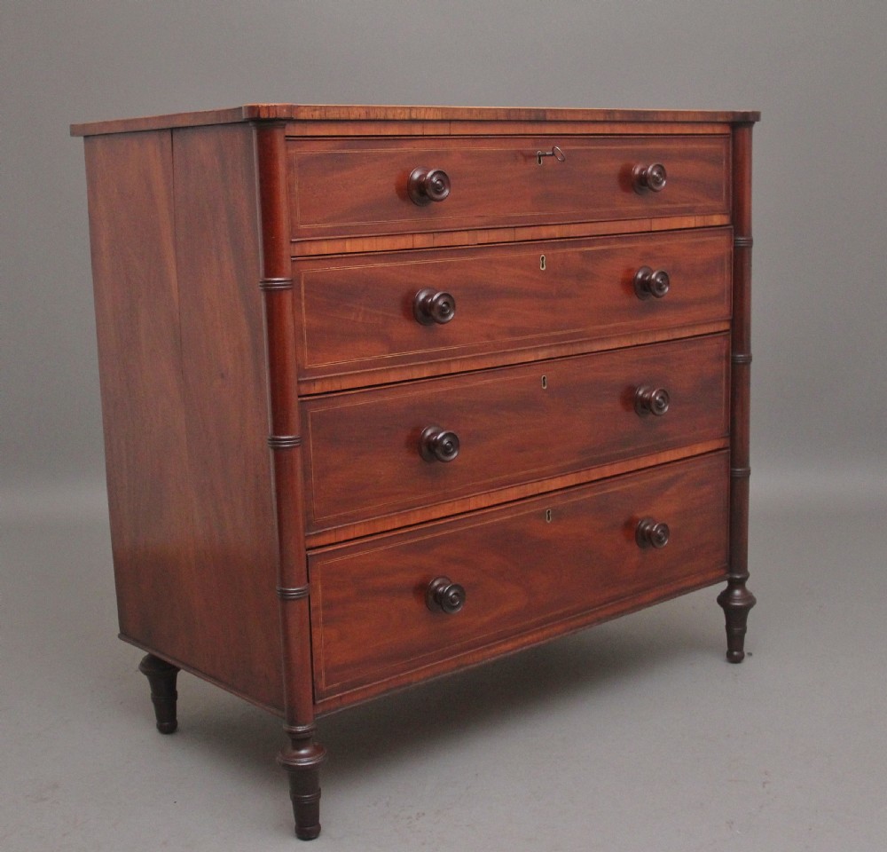 A superb quality early 19th Century Regency mahogany chest of drawers View III