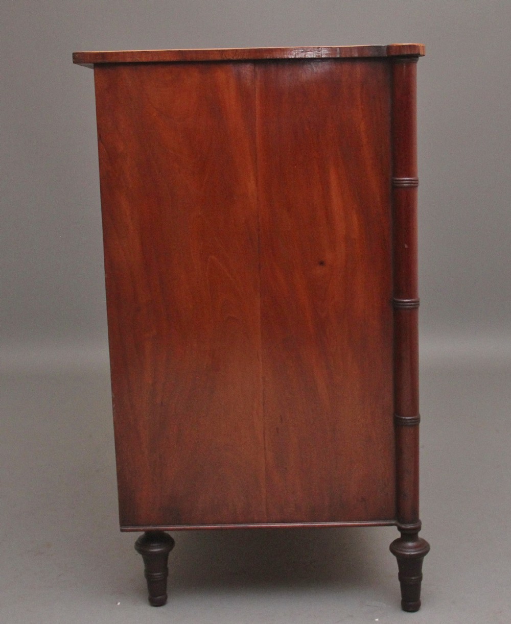 A superb quality early 19th Century Regency mahogany chest of drawers View VIII