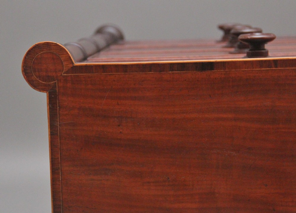 A superb quality early 19th Century Regency mahogany chest of drawers View X