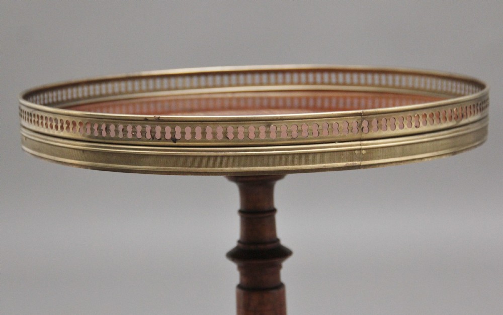 A decorative pair of early 19th Century rosewood wine tables View VII