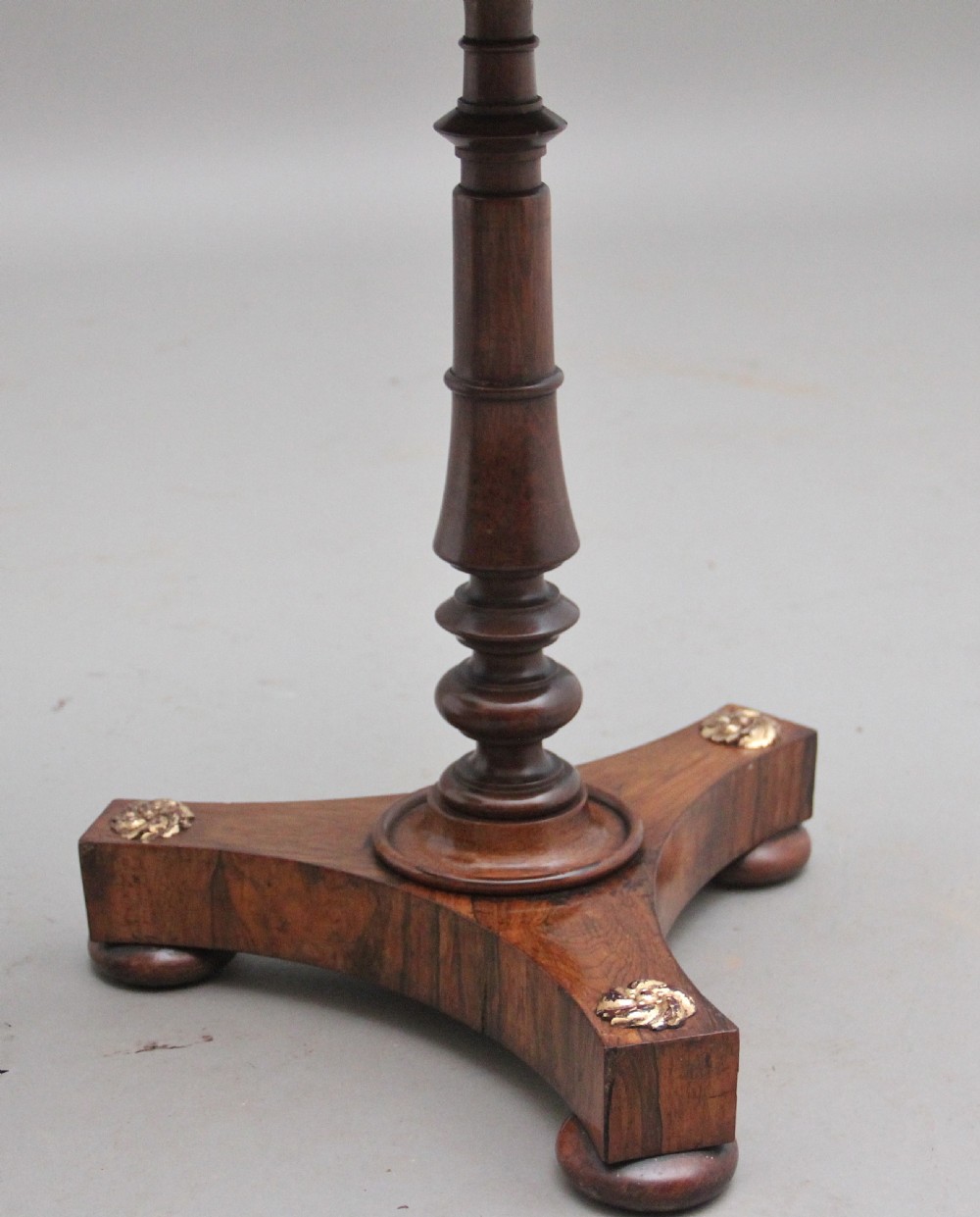 A decorative pair of early 19th Century rosewood wine tables View VIII