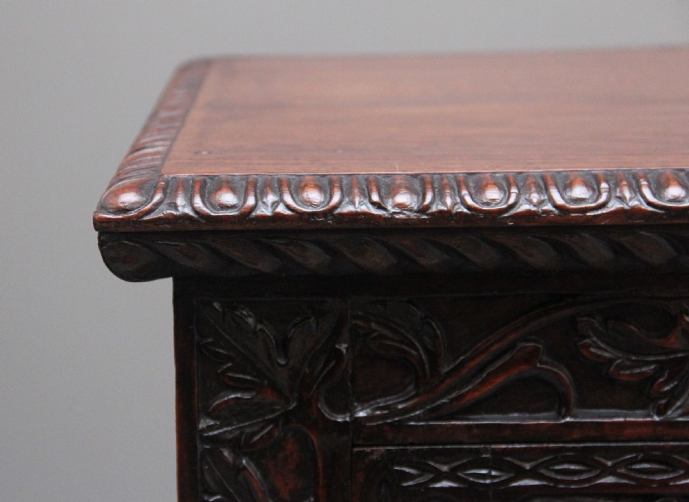 Pair of antique 19th Century Anglo-Indian carved cabinets  View XIII
