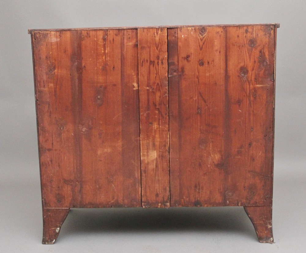 Decorative 18th Century mahogany bowfront chest of drawers View II