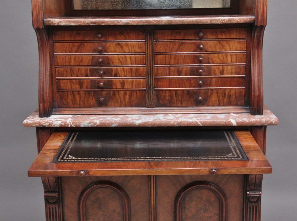 Decorative 19th Century Burr walnut dentist cabinet View VIII