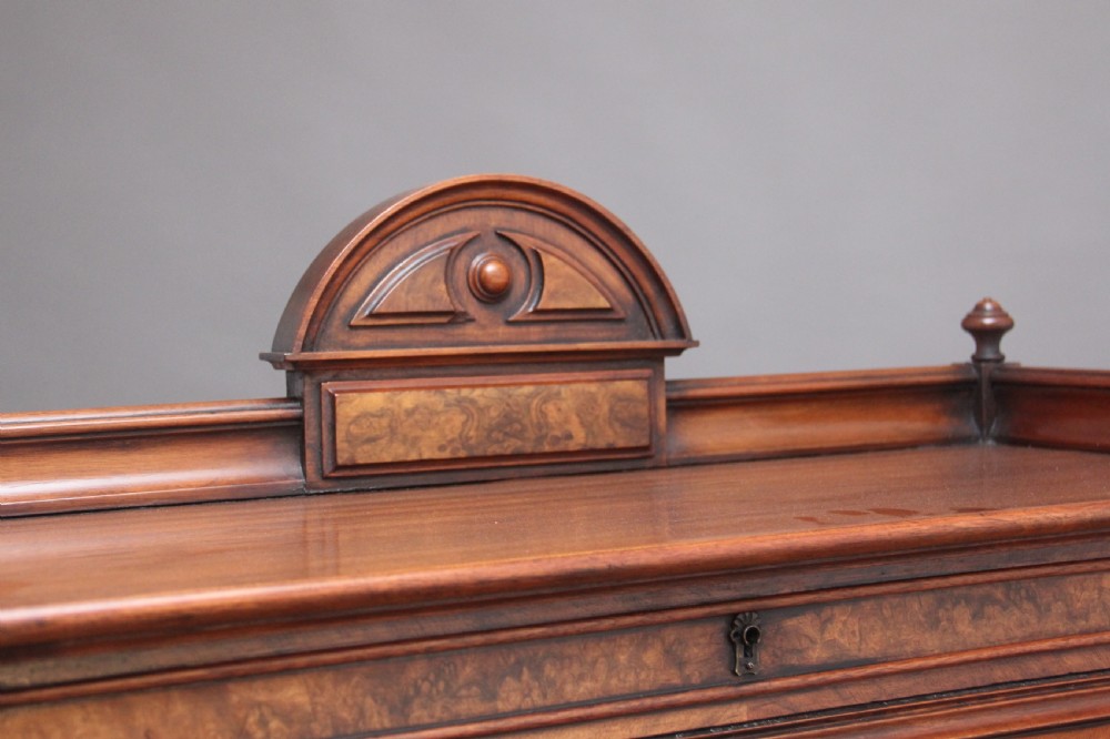 Decorative 19th Century Burr walnut dentist cabinet View XVI