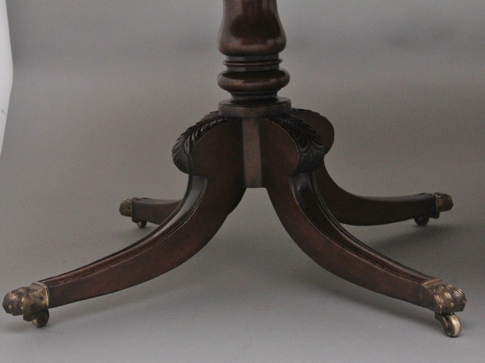 Large early 20th Century mahogany twin pedestal dining table View VII