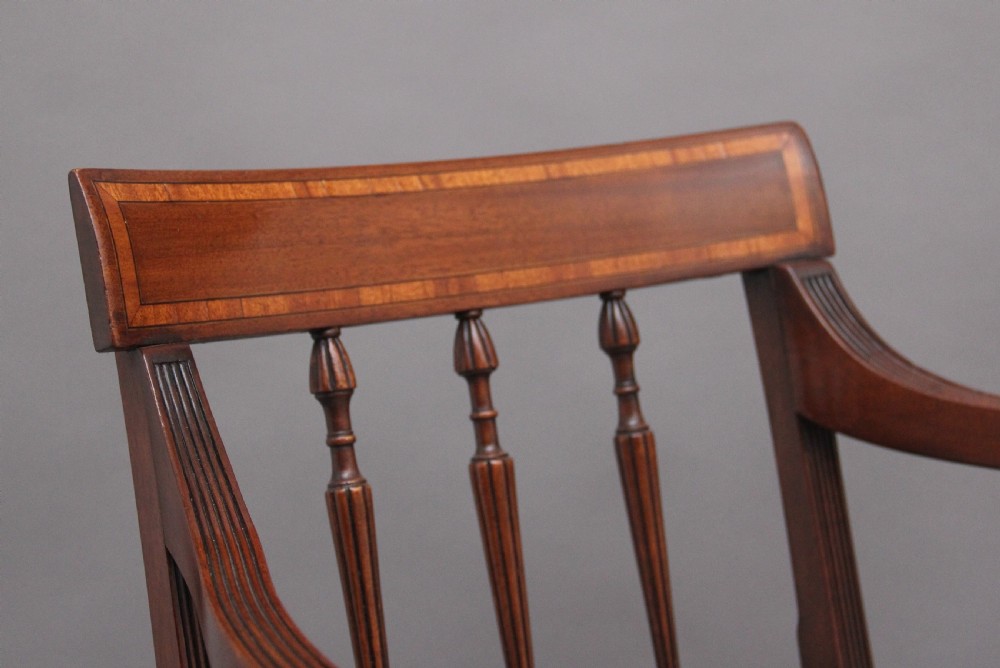 Pair of 19th Century mahogany armchairs View IV