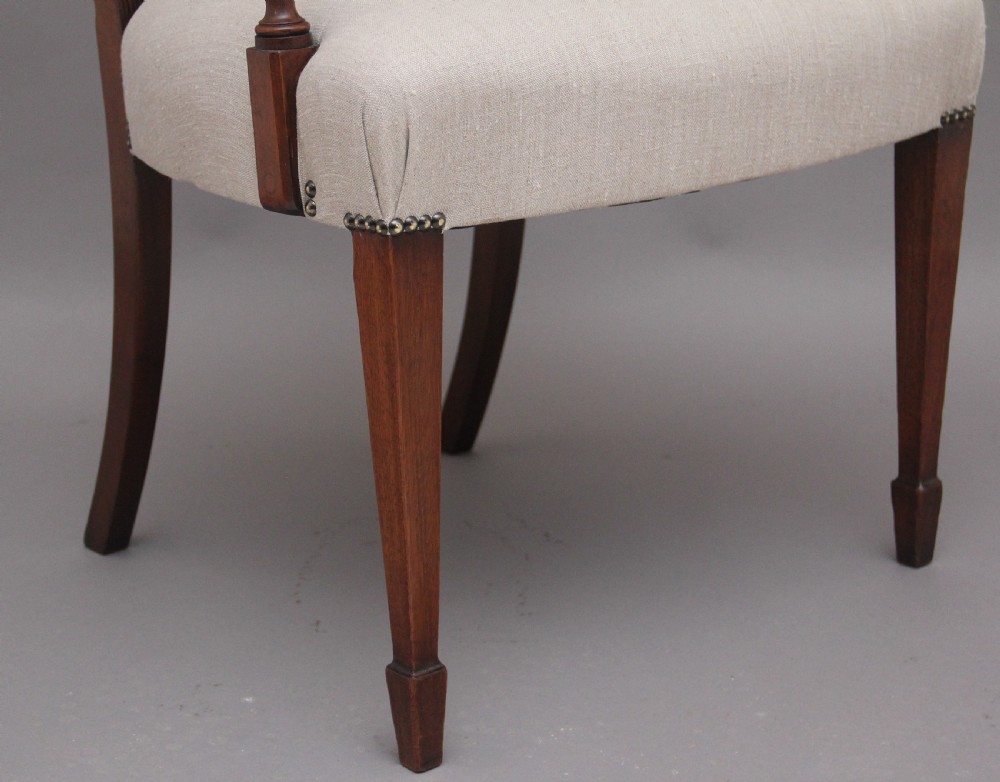 Pair of 19th Century mahogany armchairs View VII