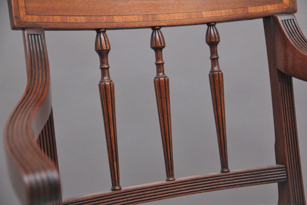 Pair of 19th Century mahogany armchairs View XII