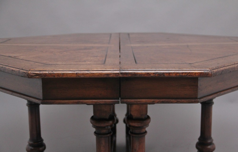 A pair of early 19th Century oak console tables View X