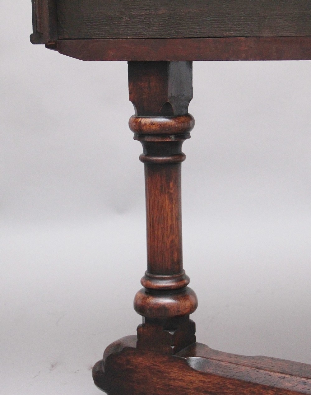 A pair of early 19th Century oak console tables View XII