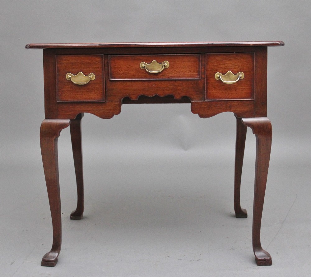 18th Century walnut lowboy