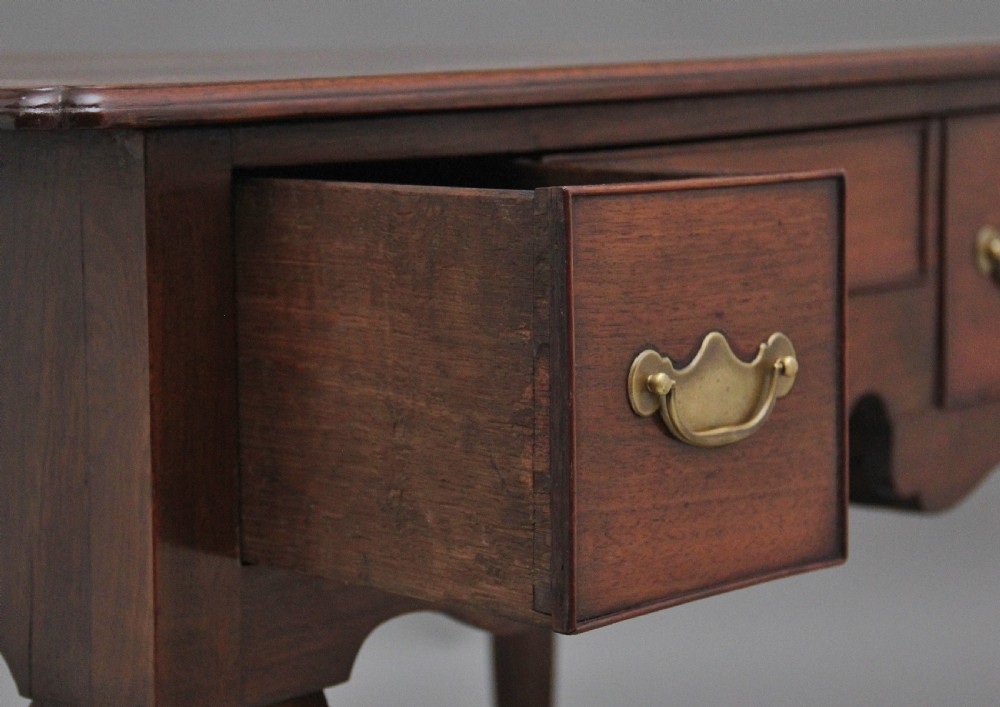 18th Century walnut lowboy View V