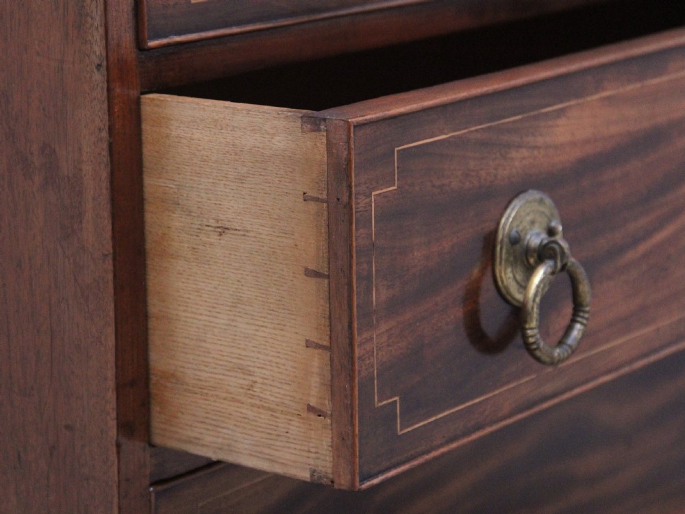 large 19th Century mahogany secretaire chest of drawers View XI