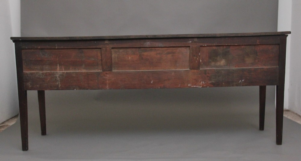 18th Century Georgian oak dresser base View VIII