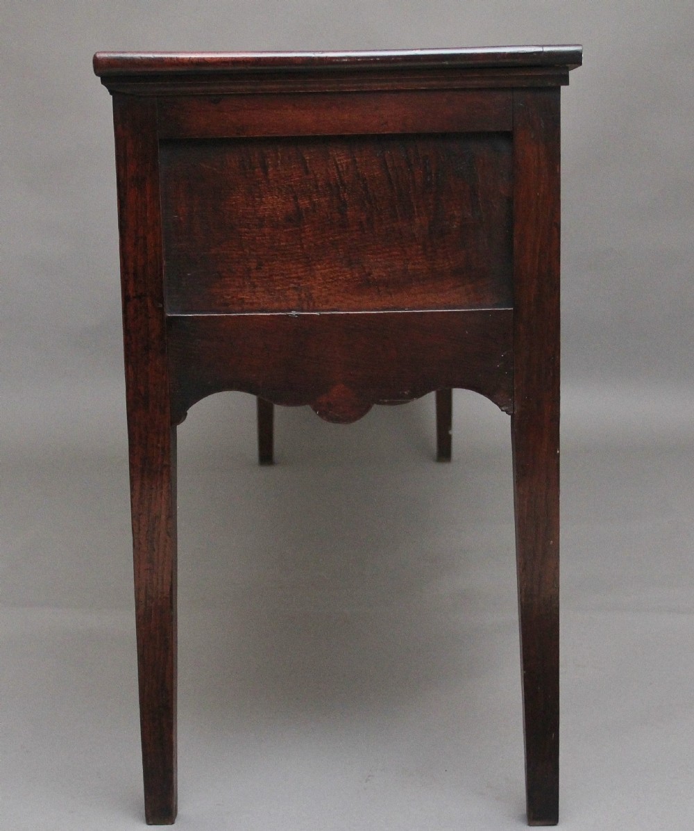 18th Century Georgian oak dresser base View IX
