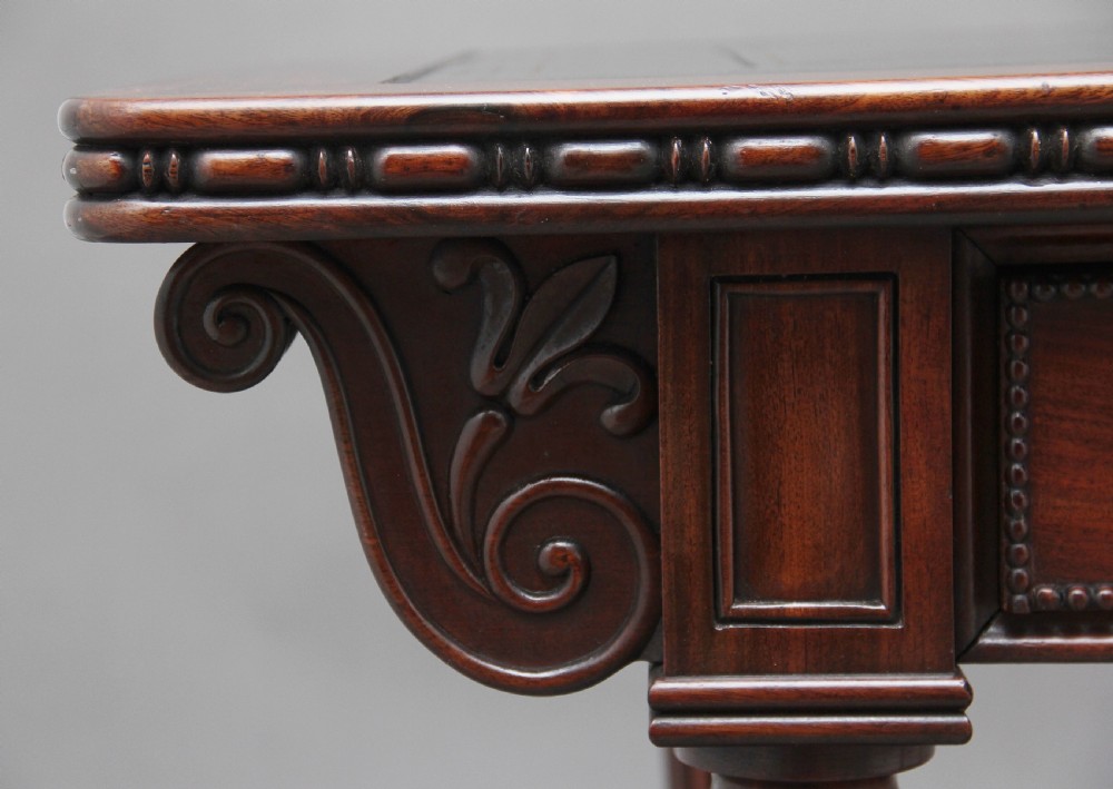 Pair of early 19th Century mahogany library tables View XII