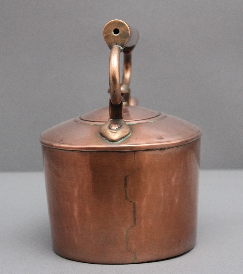 19th Century copper kettle View V