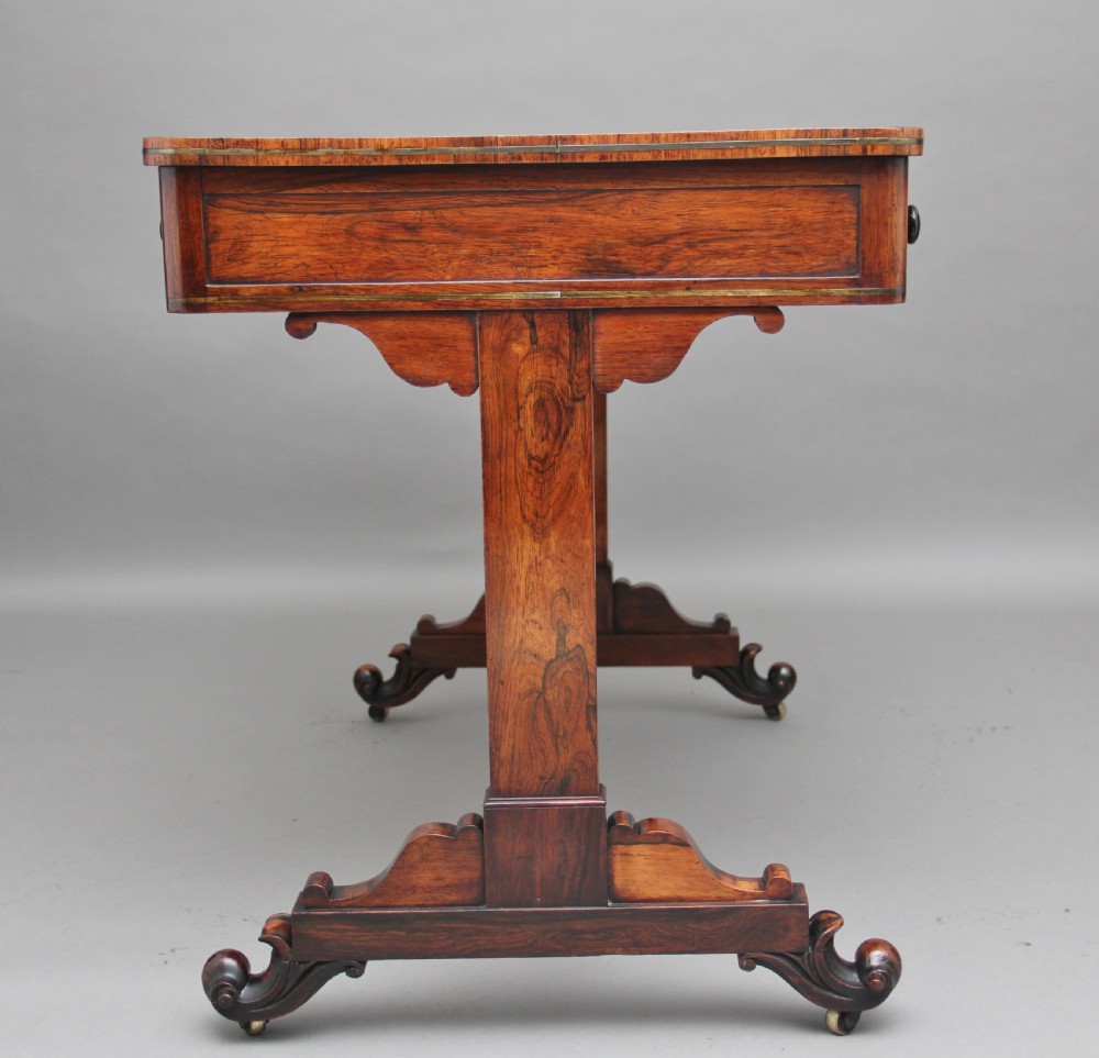 19th Century rosewood sofa table View IV