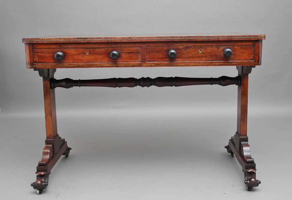 19th Century rosewood sofa table View V