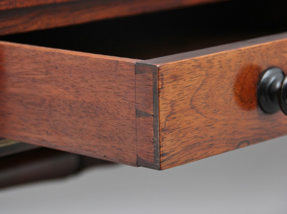 19th Century rosewood sofa table View XI