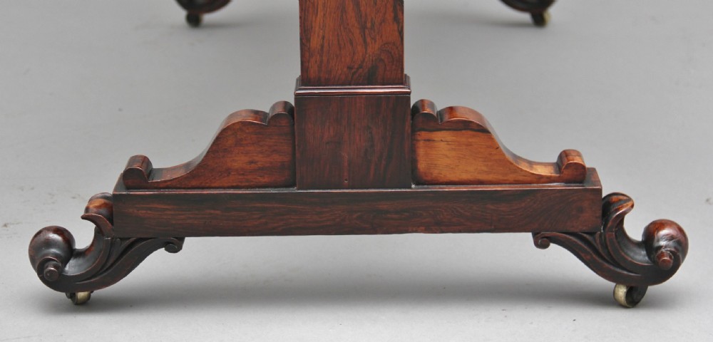 19th Century rosewood sofa table View XII