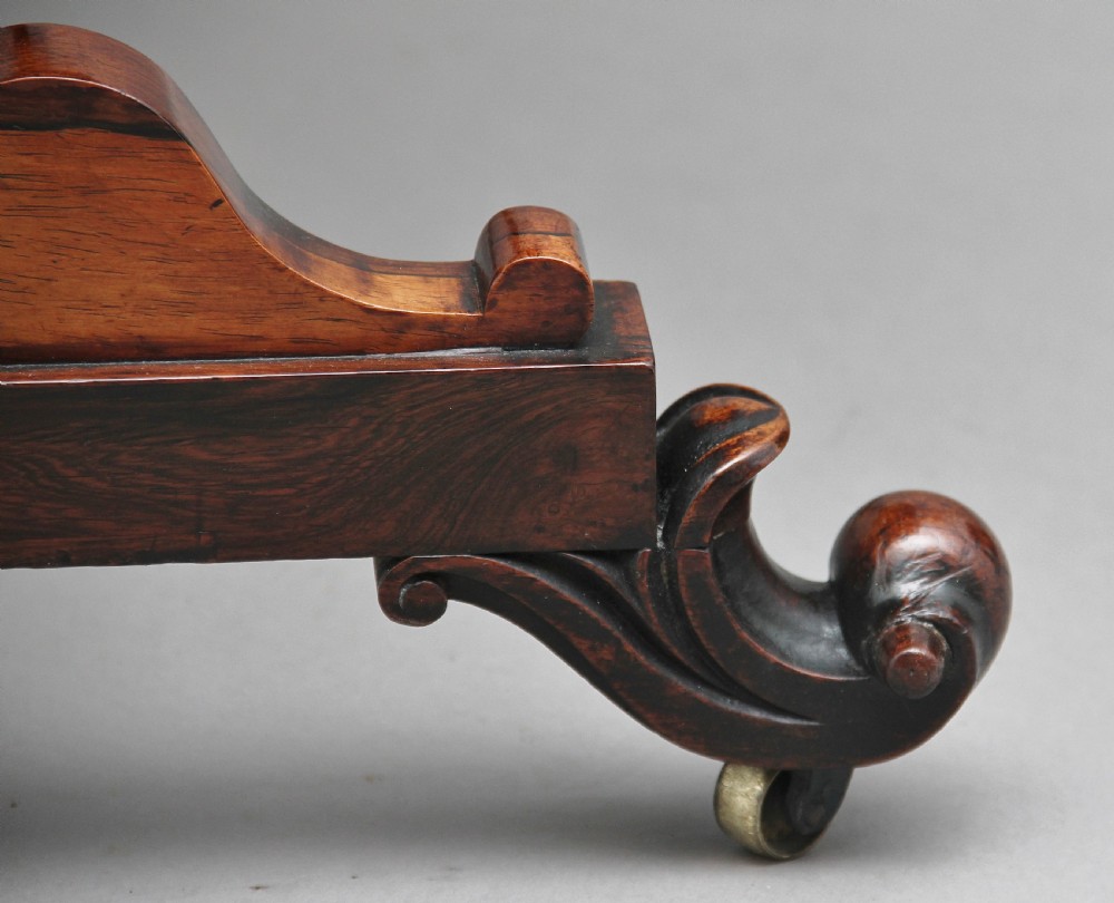 19th Century rosewood sofa table View XIII