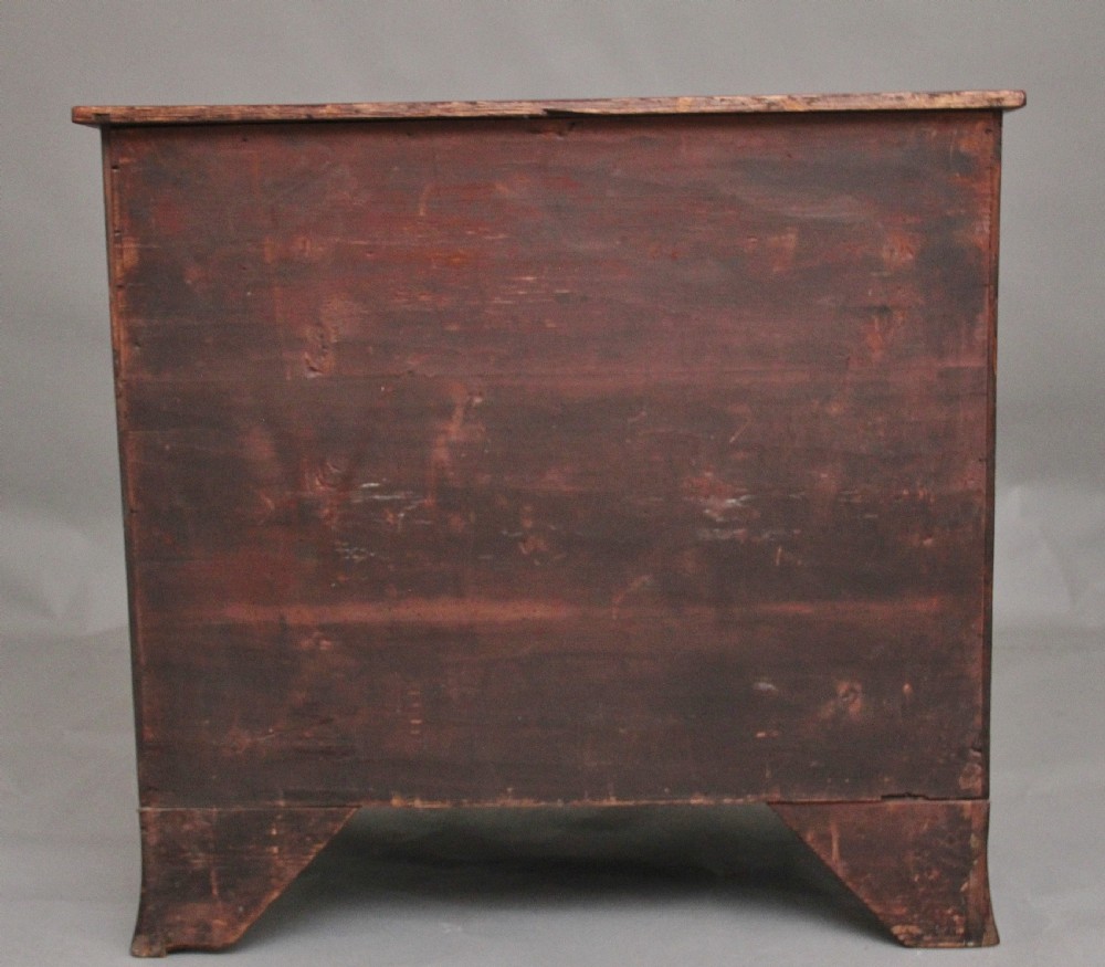 19th Century inlaid mahogany bowfront chest of drawers View III